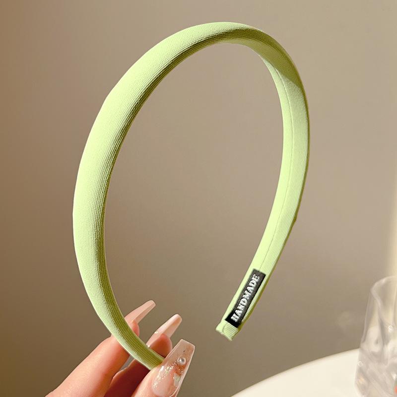 Colorful Plaid Small Hairband for Women, All-match Hairpin for Summer, High-end Hair Bun