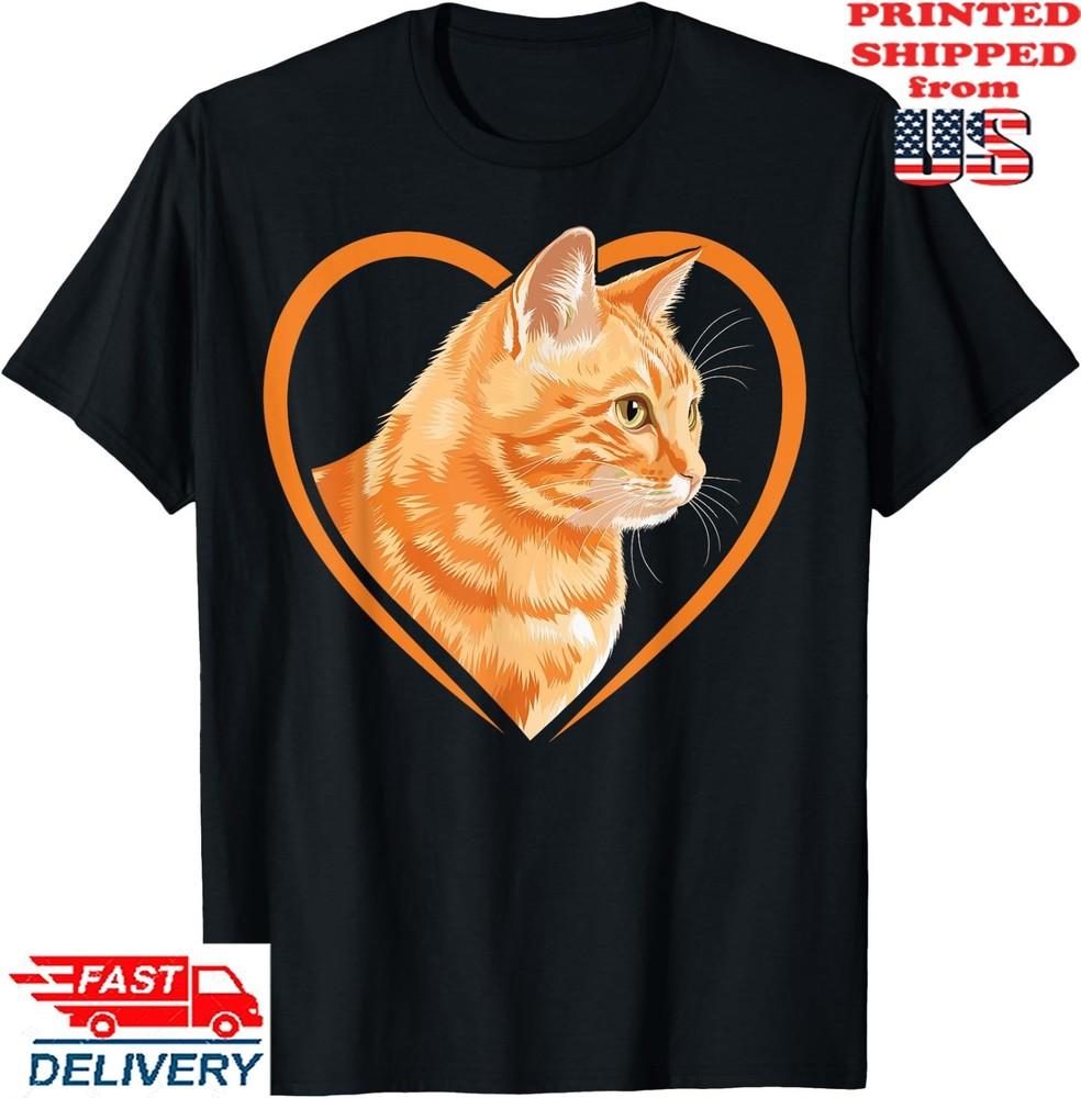 Orange Tabby Cat Orange Cat Men Women T-Shirt, Unisex Tee Unisex T-Shirt XXL