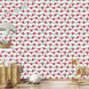 Watermelon wallpaper on a white and turquoise background for the living room and bedroom 50x1000