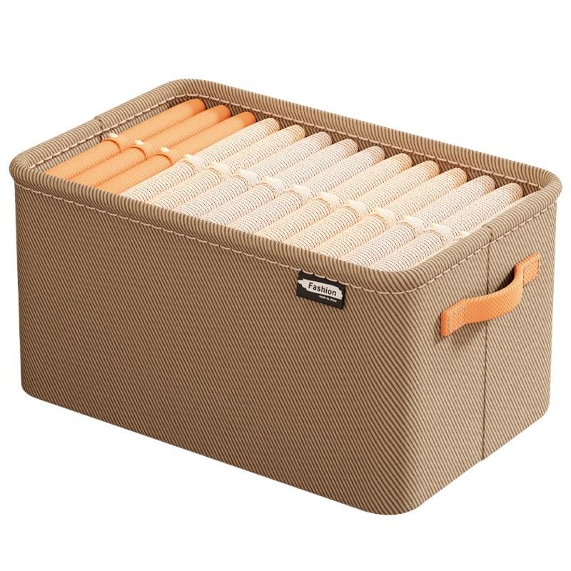 

Foldable Non-Woven Fabric Storage Bag Space-Saving Organizer for Home and Closet Storage with Handle and Durable Frame for Easy Carrying and Storage M