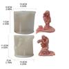 Kerzen-Silikonform Langlebig 3D Meerjungfrauen Duftkerzen-Harzform Gips-Dekorationen Form DIY Gips Aromatherapie