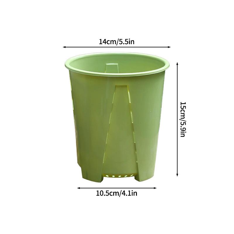 Plastic Flower Pot Orchid Root Control Plant Pot Breathable Nursery Pot Garden Planting Bonsai Seedling Potted Planters Supplies