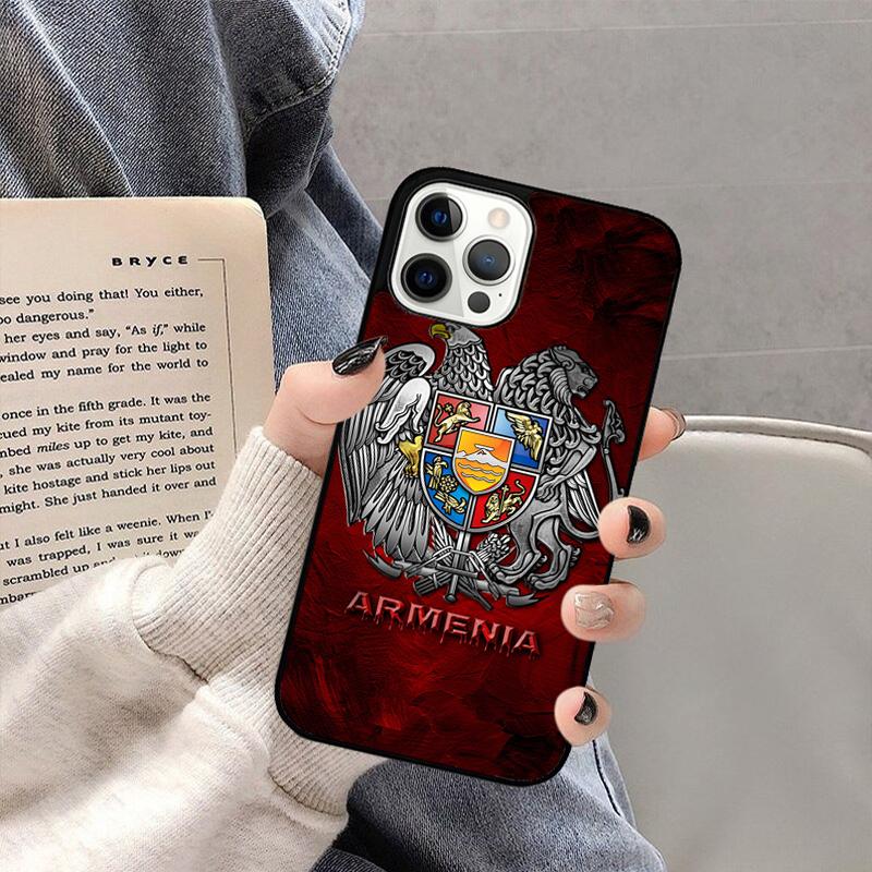 Armenien Armenische Flagge Handyhülle Für iPhone 17 Air 16 15 14 plus 11 12 13 Pro Max Hülle Abdeckung Schale