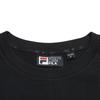 FILA Original Simple Classic Retro Casual Versatile Comfortable Split Hem Solid Color Knitted Short Sleeve Dress Women dresses Black F51W629312FBK