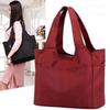Large Capacity Nylon Shoulder Bag Oxford Cloth Handbag Portable Underarm Tote Bag  Travel