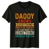 Daddy Knows Everything And If Unisexs TShirt Humorous Dad Fathers Day Gift For Him