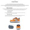 Nike Force 1 Low SE TD Clownfish Baby Sneakers Orange Vivid-Orange Gridiron FJ4657-800