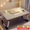 Foldable Laptop Bedside Table - Adjustable Study Desk for Bedroom or Bay Window