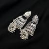 Retro Fringed Stud Earrings, Long Hollow Earrings, Ethnic Style Versatile Bell Earrings