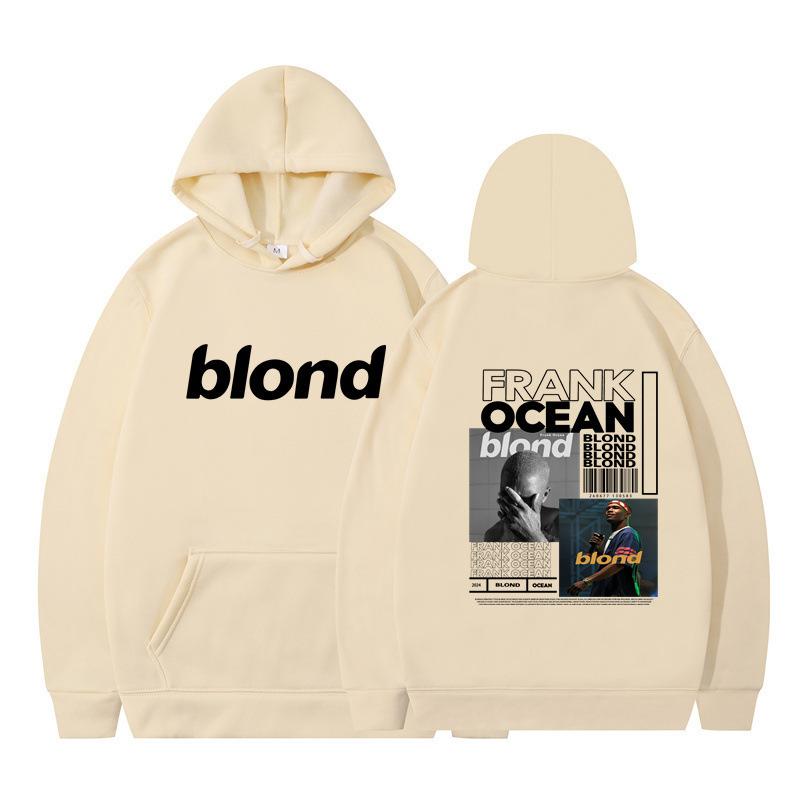 2024 Außenhandel Neu Blond Grenzüberschreitend Herbst/Winter Neu Fleece Lässig Kapuzenkragen Unisex Kapuzenpullover
