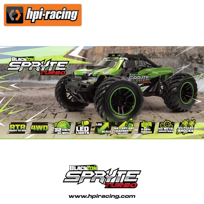 

Hpi Spryte Turbo 1/20 Scale High-Speed Off-Road RC Car 4WD with Brushless Motor Remote Control Electric Vehicle Toy зелёный