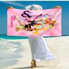Personalized customized proof beach towel with Winx Club pattern - soft, absorbent,quick-drying,perfect swimming,camping&bathing