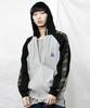 Demarc Camo Color Block Hooded Zip-Up Jumper Grey