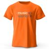 Music World Printed T-shirt Pure Cotton Classic Funny Pattern T-shirt Men's and Women's Breathable Leisure Summer Top t shirt