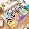 Disney Princess Pattern Large Area Rugs Carpet for Home Living Room Bedroom Sofa Doormat Decoration Non-slip Kids Mats Potdemiel