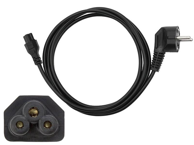 Cloverleaf Laptop Power Cable 1.5M