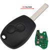 Jingyuqin Chiave Telecomando 2 Pulsanti Per Renault Duster Modus Clio 3 Twingo DACIA Logan Sandero Kangoo 433MHz Chip PCF7947/7946/4A