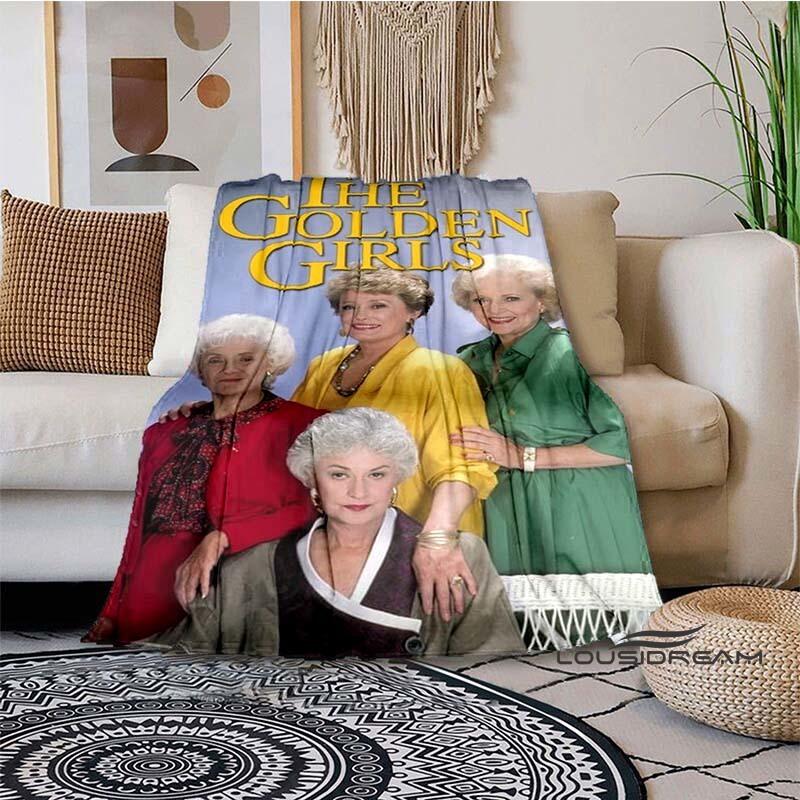 Classic Tv Throw Blanket Golden Girls Friend Ship Flannel Lightweight Plush Fuzzy Cozy Soft Blankets and Throws Custom Blankets2