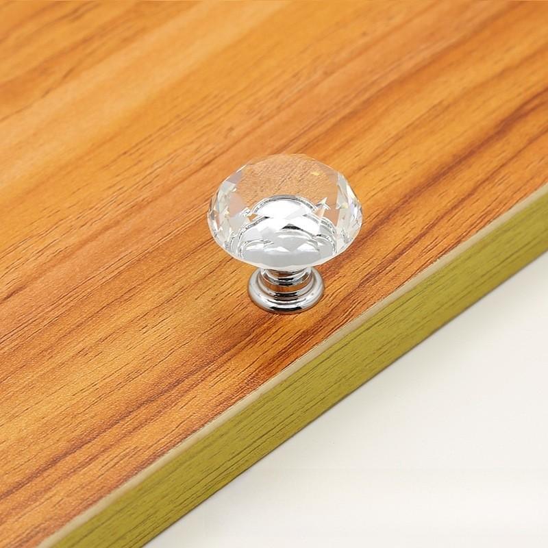 Modern Minimalist Glass Aluminum Drawer Pull Handle For Cabinets And Furniture