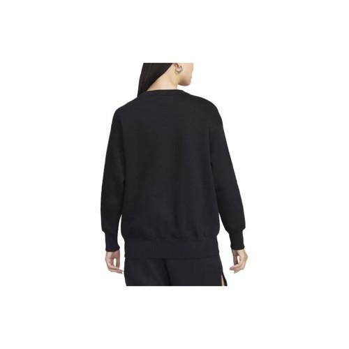 Nike Solid Logo Fleece-Lined Long Sleeve Sweatshirt for Women In Black