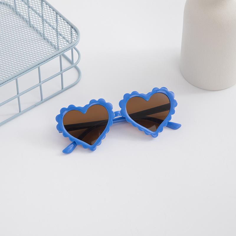 Kinder-Sonnenbrillen, UV-Schutz-Sonnenbrillen für Jungen und Mädchen, Süße Mädchen-Pfirsichherz-Kinderbrillenfabrik