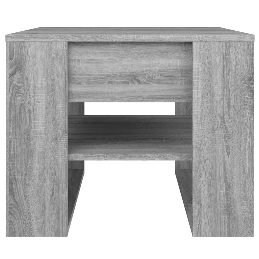  Coffee Table, Grey Sonoma Oak, 55.5x55x45 Cm