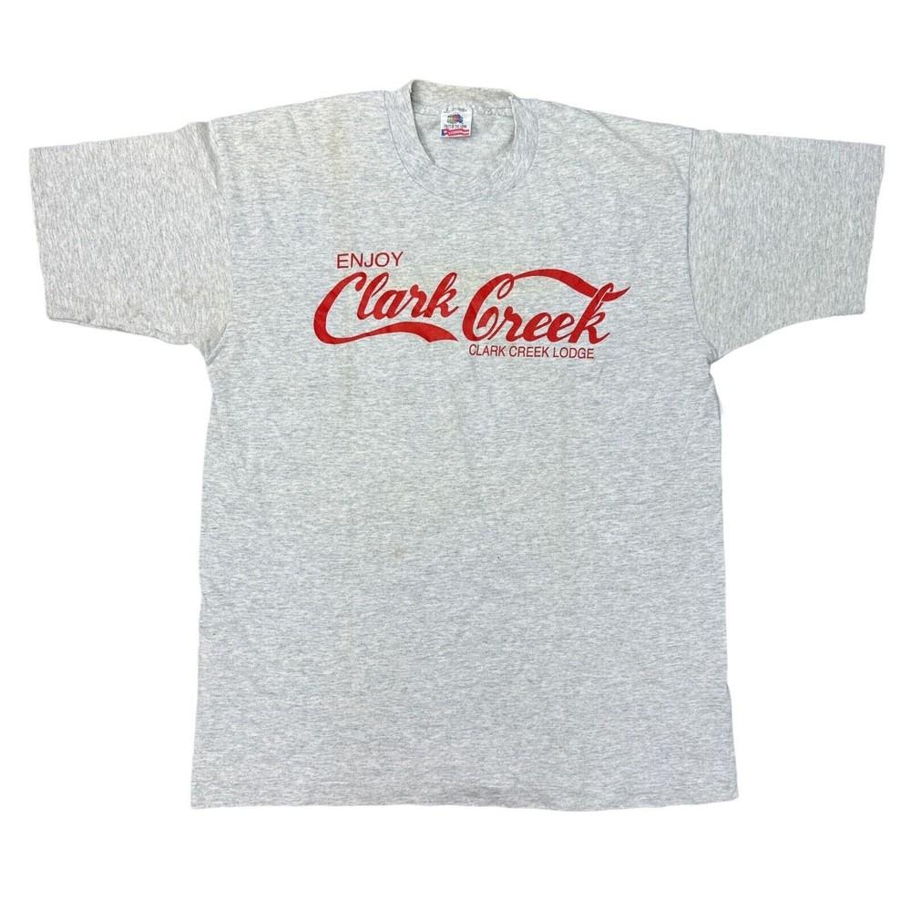 

Vintage Single Stitch T-shirt Graphic Print Grey Mens M