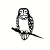 Stylish 1pc Metal Owl Yard Art - Rustic Home & Garden Decor. An Elegant Piece for Backyard and Patio, Enhancing Outdoor Beauty.