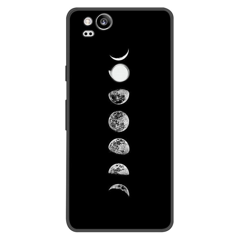 For Google Pixel 2 Case Soft Black Silicone Bumper Butterfly Phone Cover for Googe Pixel2 2XL Pixel2XL 2 Cases Fundas Coque