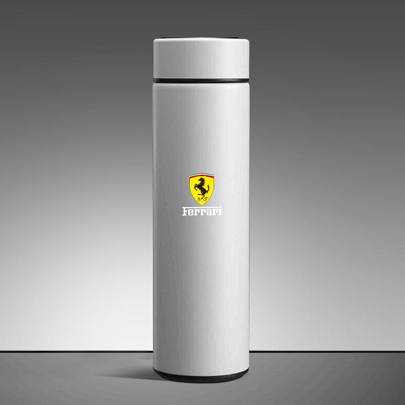 Portable Thermos Stainless Steel Ferrari Emblem Smart Insulation Cup For Ferrari 328 GTB GTS F355 360 Modena F430 488 F8 Tributo KL3