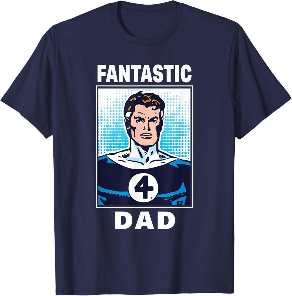 Marvel Fantastic Four Father s Day Fantastic Dad Retro Reed T-Shirt M