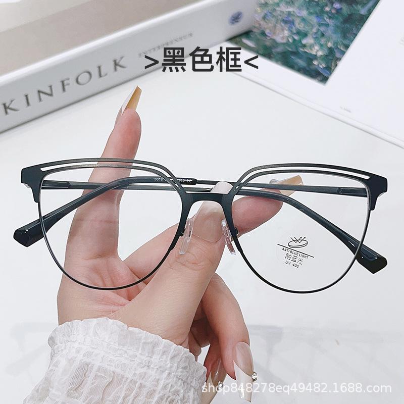 Retro Blue Light Blocking Glasses for Women Anti Eyestrain Computer Goggles Ultralight Optical Eyewear Eye Protection