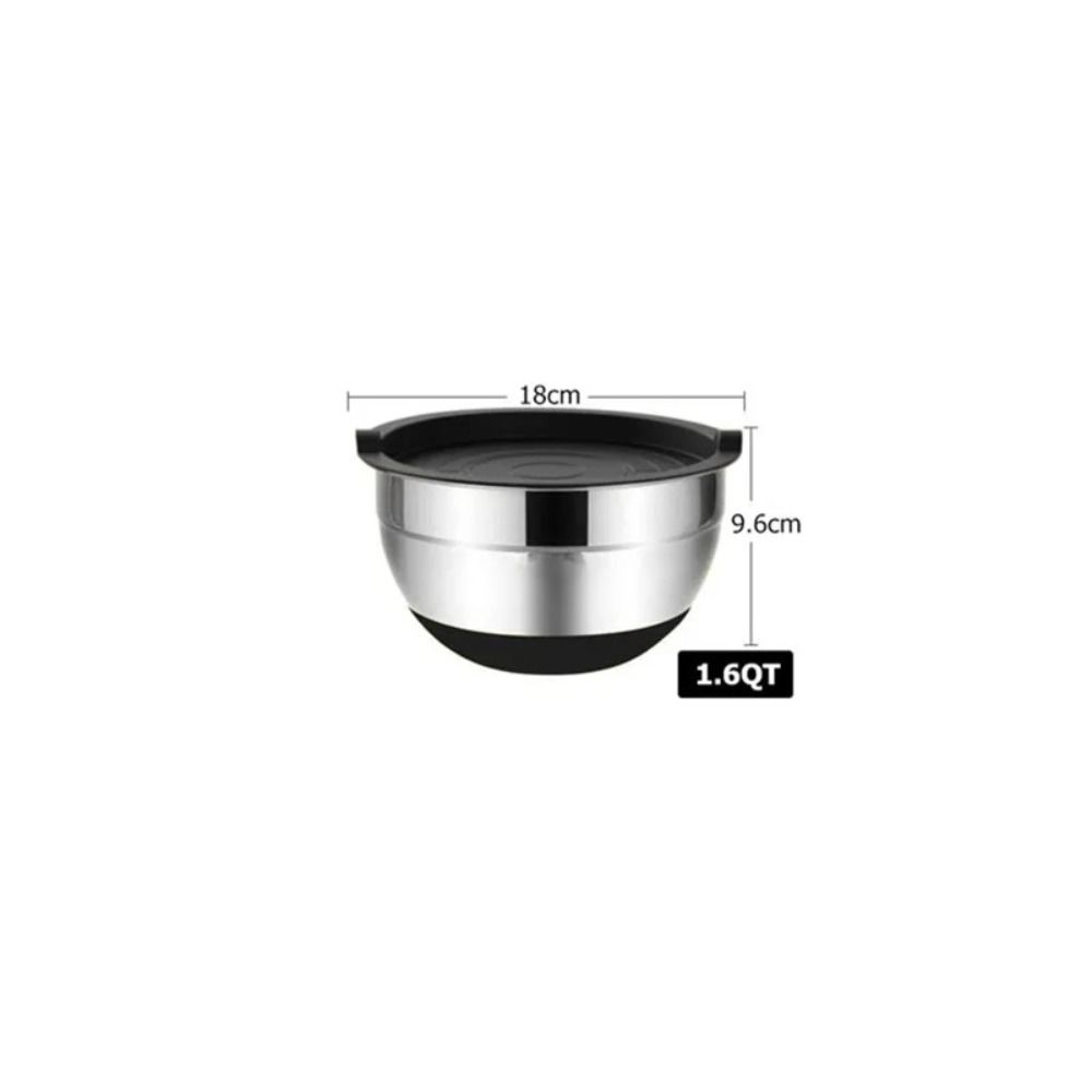 Stainless Steel Storage Bowls With Lids Salad Bowl New Mixing Bowls