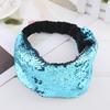 Women Headband Reversible Shiny Sequins Headband Elastic Hair Fixing Decoration Decorative Hair Accessories