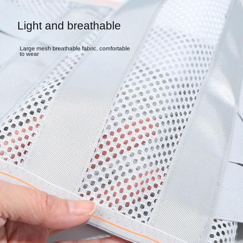 Summer Guard Gear Fixed Belt Waist Protection Warm Steel Plate Breathable Waist Protection