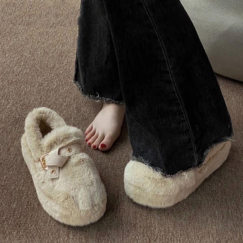 Vielseitige Baumwollschuhe, neue Modelle Herbst und Winter 2025, ausländischer Stil, süß und cool, Nischengefühl, zeigen Temperament, modische Doudou sh