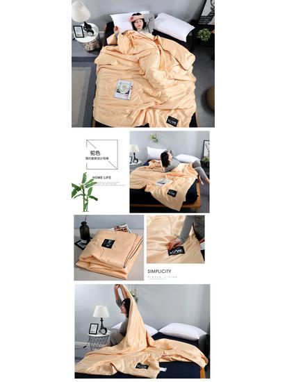 Tencel Seide Sommerdecke: Leichte Klimaanlage, Frühlings- & Herbstdecke, Ideal für Studenten