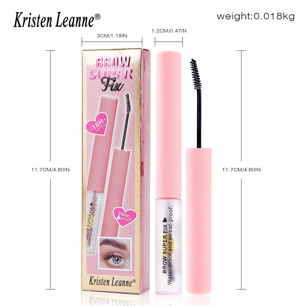 Kristen Leanne Black Technology Formula Strong Setting Eyebrow Liquid Long-lasting Waterproof Eyebrow Raincoat Non-smudging
