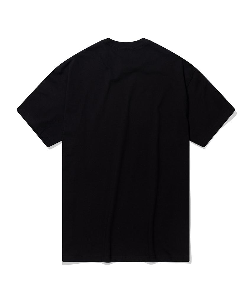AGENT PEEK Agp Layered Crew Neck Half Shirt Black