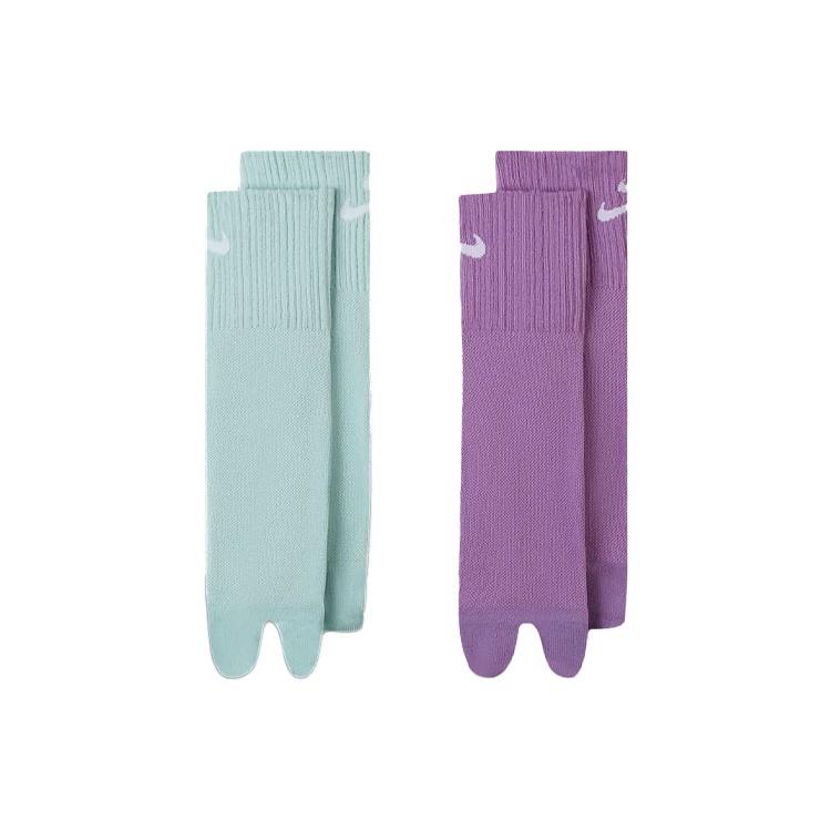 Nike Unisex Wildcard Ankle Sports Socks 2-Pairs Multicolor Multi-color CK0106-908 L
