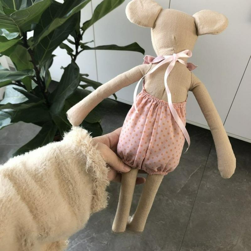 2026 New Kids Doll Toys Cute Soft Mouse Plush Doll Soothing Toy Decor & Photo Prop Stuffed Animal