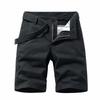 Summer Men Cargo Shorts With Water Wash Cotton Fabric For Teen Casual Wear