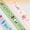 2M Height Height Measurement Sticker Self-adhesive Removable Height Measuring Tape Waterproof Catoon Pattern