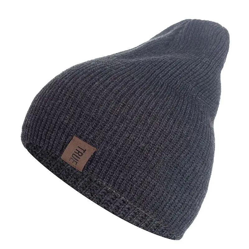 Unisex Casual Beanie Hat Knitted Hat Cap Fashion Solid Color Daily Winter Hat For Men Women