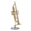 Handcrafted Saxophone Brass Gold Plated Musical Instrument Decoration With Protective Case For Music Lover