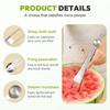 1/2/3 PCS Artifact Stainless Steel Watermelon Cutter 3-in-1 Dual Head Slicer Tool Multi-functional Portable Fruit Forks Home Use