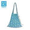 Spring Summer Shoulder Bag for Women Large Capacity Pleated Folding Organ Bag for College Students Knitting for Women