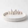 Small Miniature Landscape Hollow Ball Shaped Snow Scene Decoration Christmas Atmosphere Tray  Home