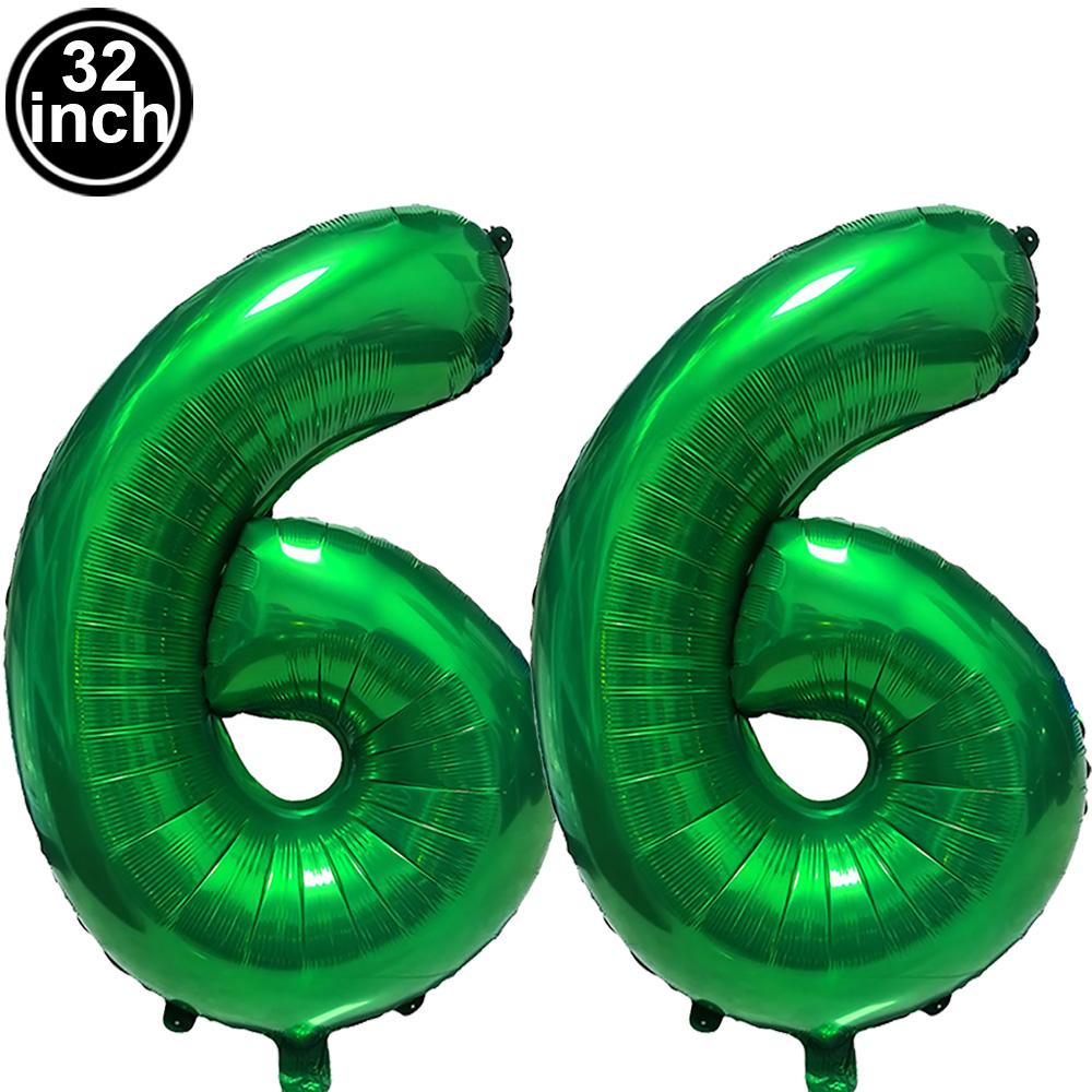 Green Large Numbers Balloon 32 Inch 0 1 2 3 4 5 6 7 8 9 Jungle Birthday Digit Bachelorette Balloons Figure Golob Party Ballon