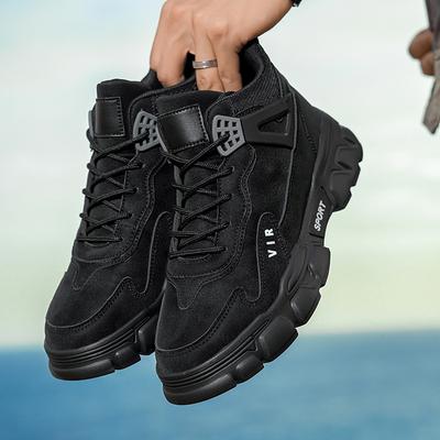 Gummi- und Kunststoffsohlen Elektrisch isolierende Schuhe Rein schwarze High-Top-Schuhe Leichte Martin-Stiefel Funktion der dicken Sohle